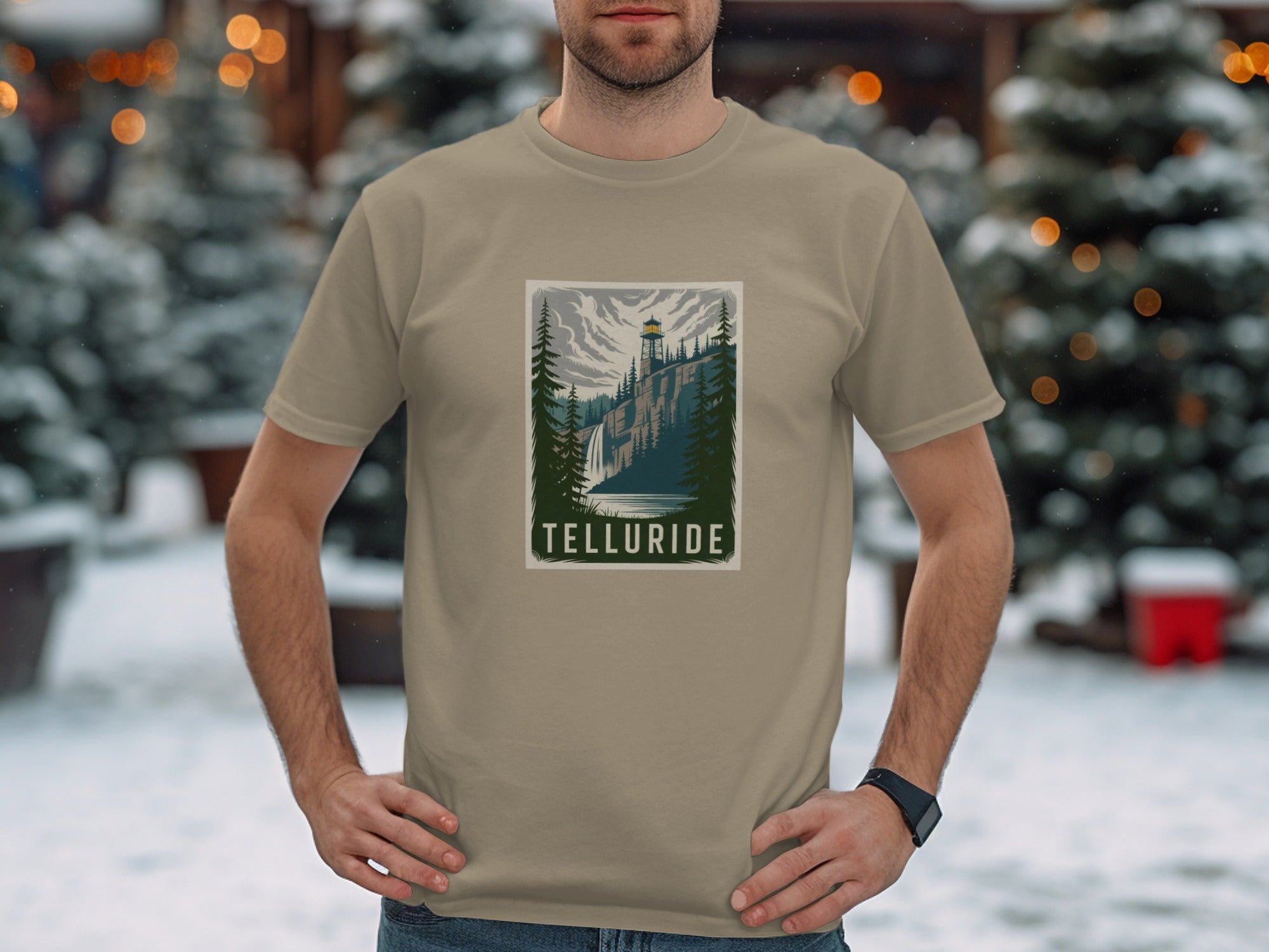 Telluride Scenic Mountain Town Graphic Shirt