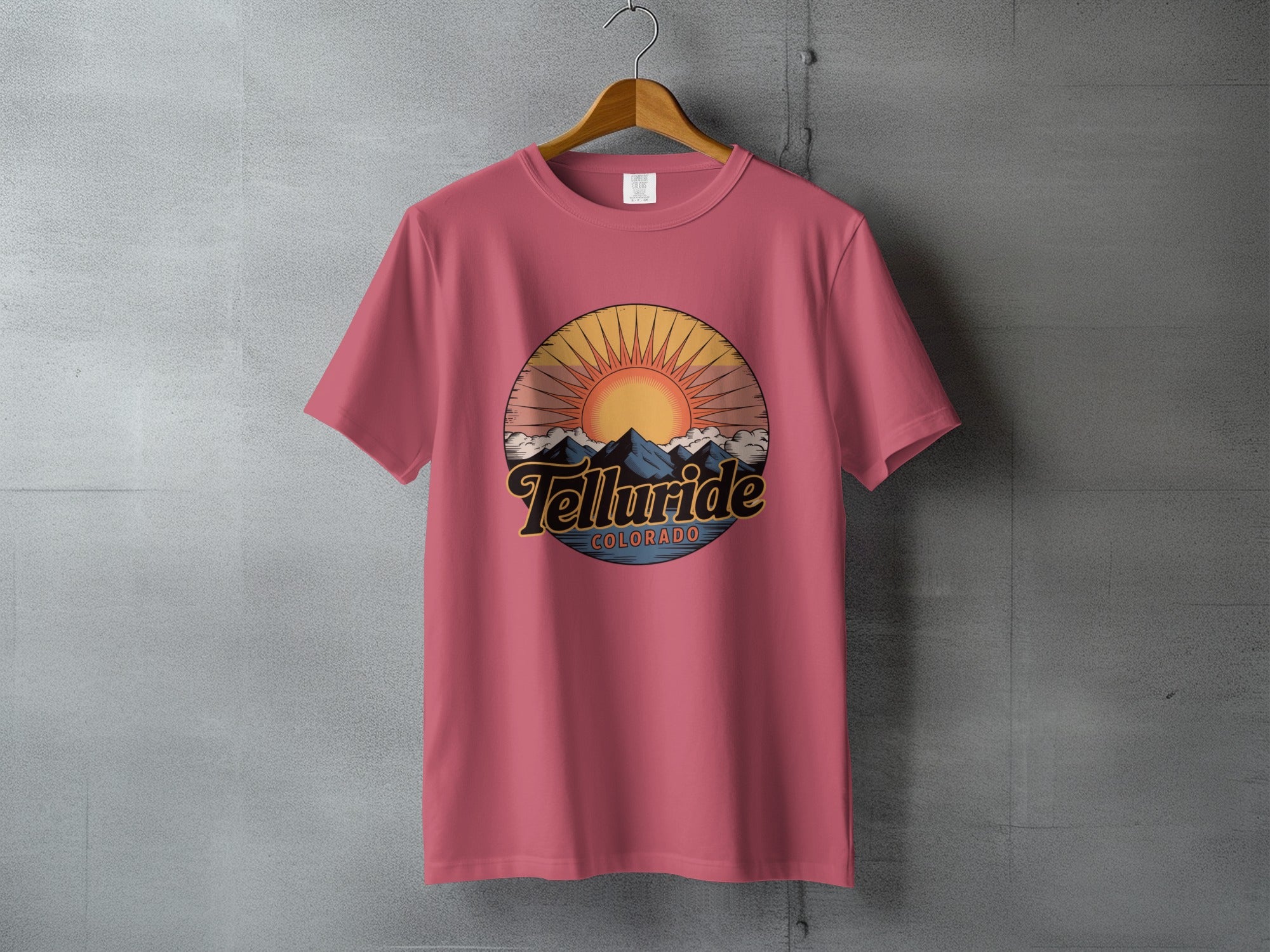 Telluride Colorado Sun and Mountains T-Shirt