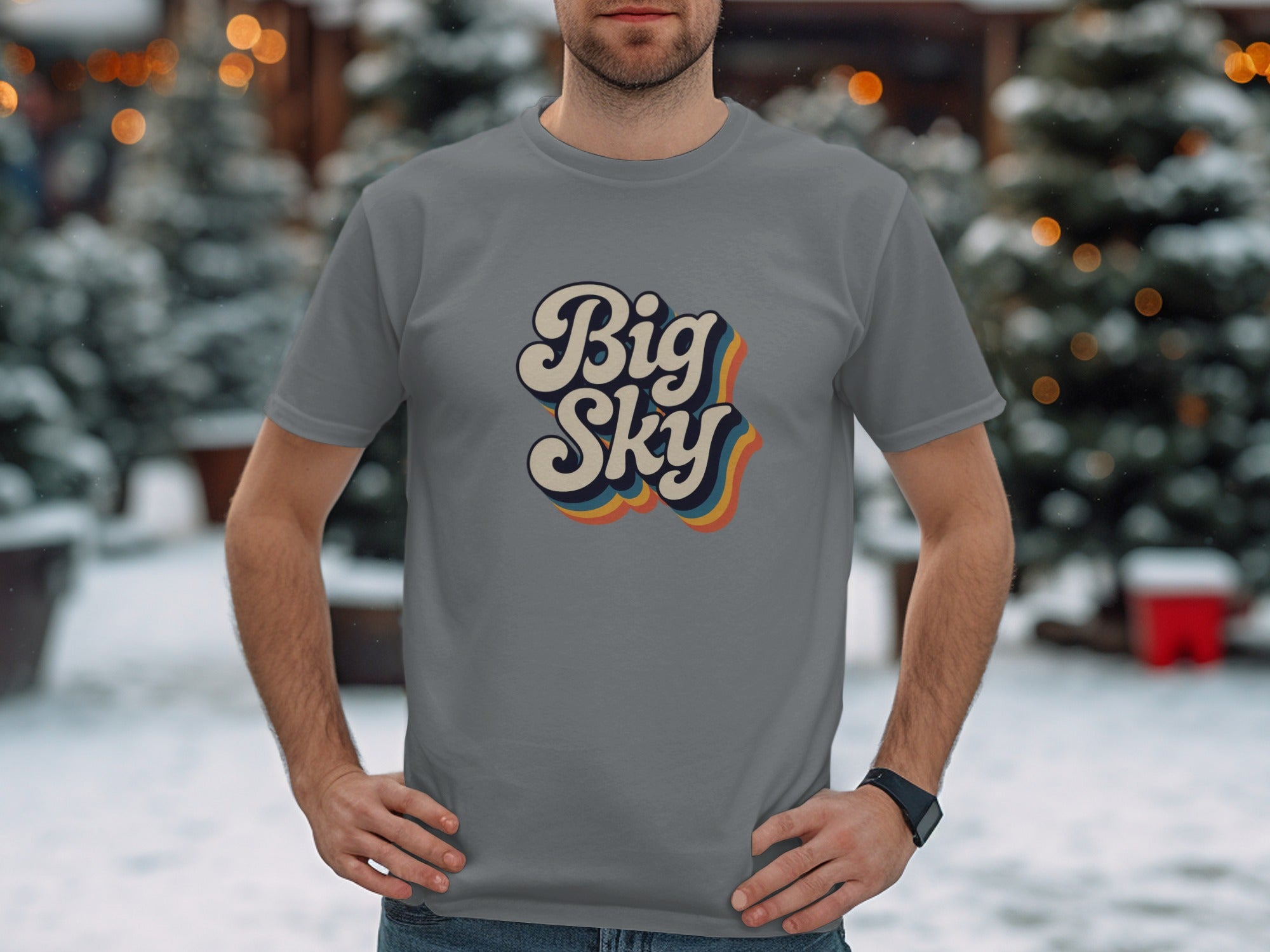 Retro Big Sky Graphic T-Shirt