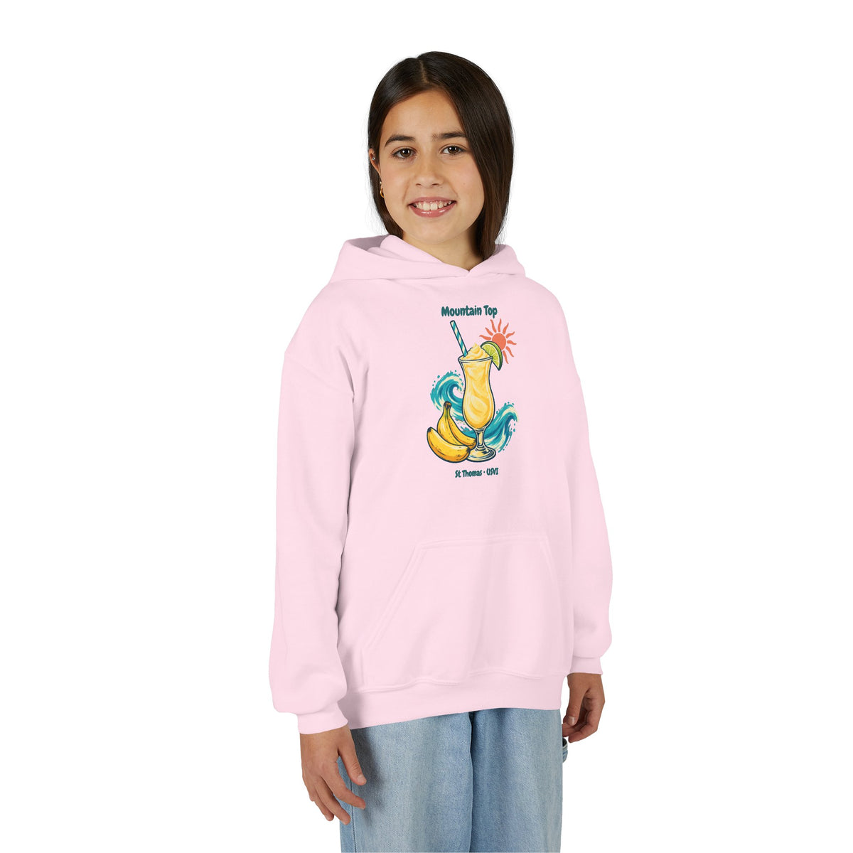 Mountain Top St. Thomas USVI Gildan 18500B Youth Hoodie