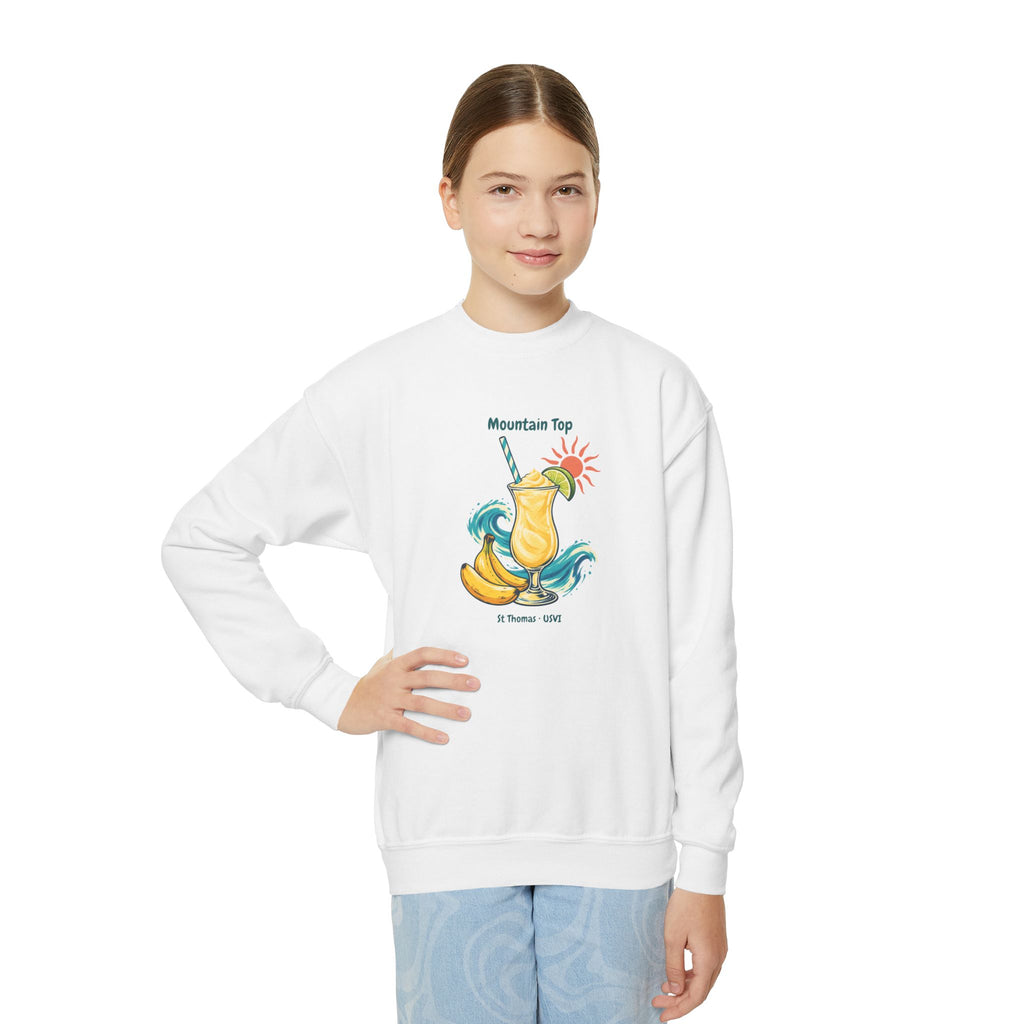 Mountain Top St. Thomas USVI Gildan 18000B Youth Crewneck Sweatshirt