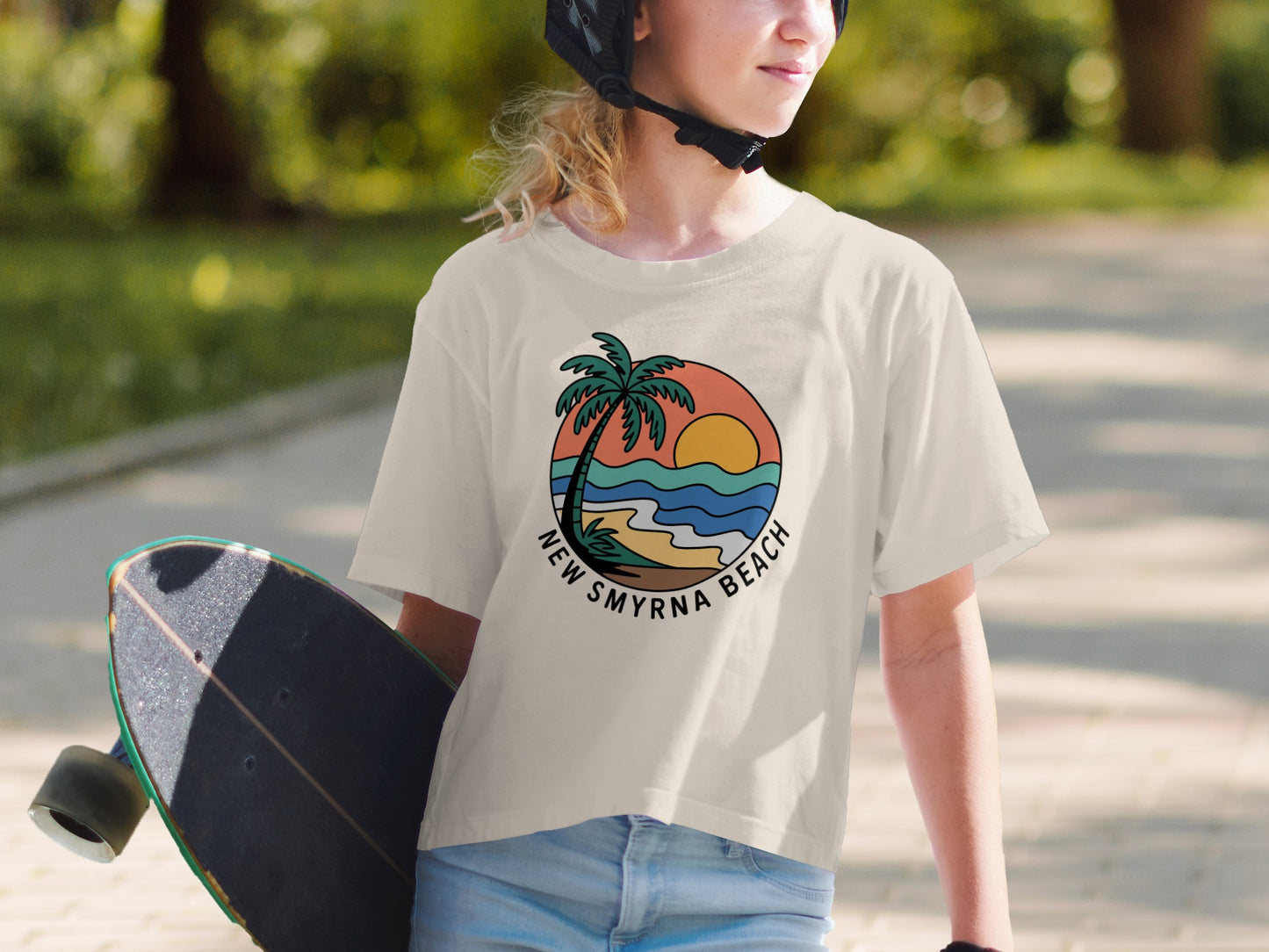 New Smyrna Beach Surfing Graphic T-Shirt product