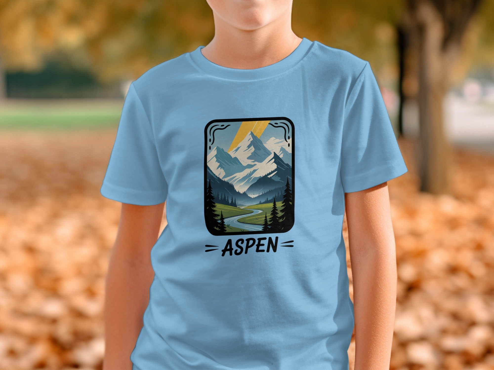 Nature Inspired Aspen Design Shirt for Outdoor Enthusiasts