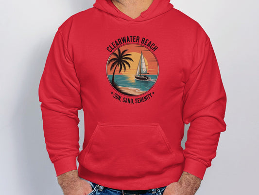 Clearwater Beach Sun Sand Serenity Hoodie product