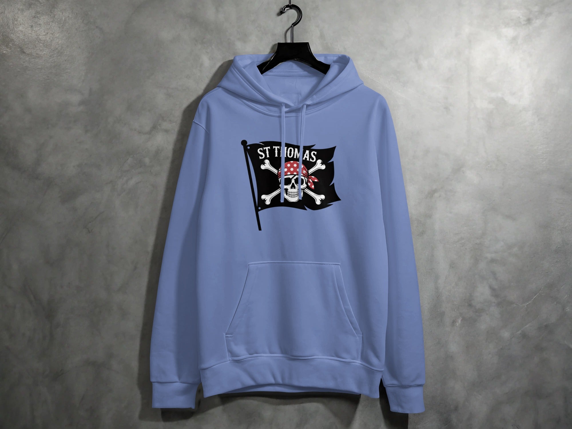St. Thomas Flag Design Skull Pirate Hoodie product