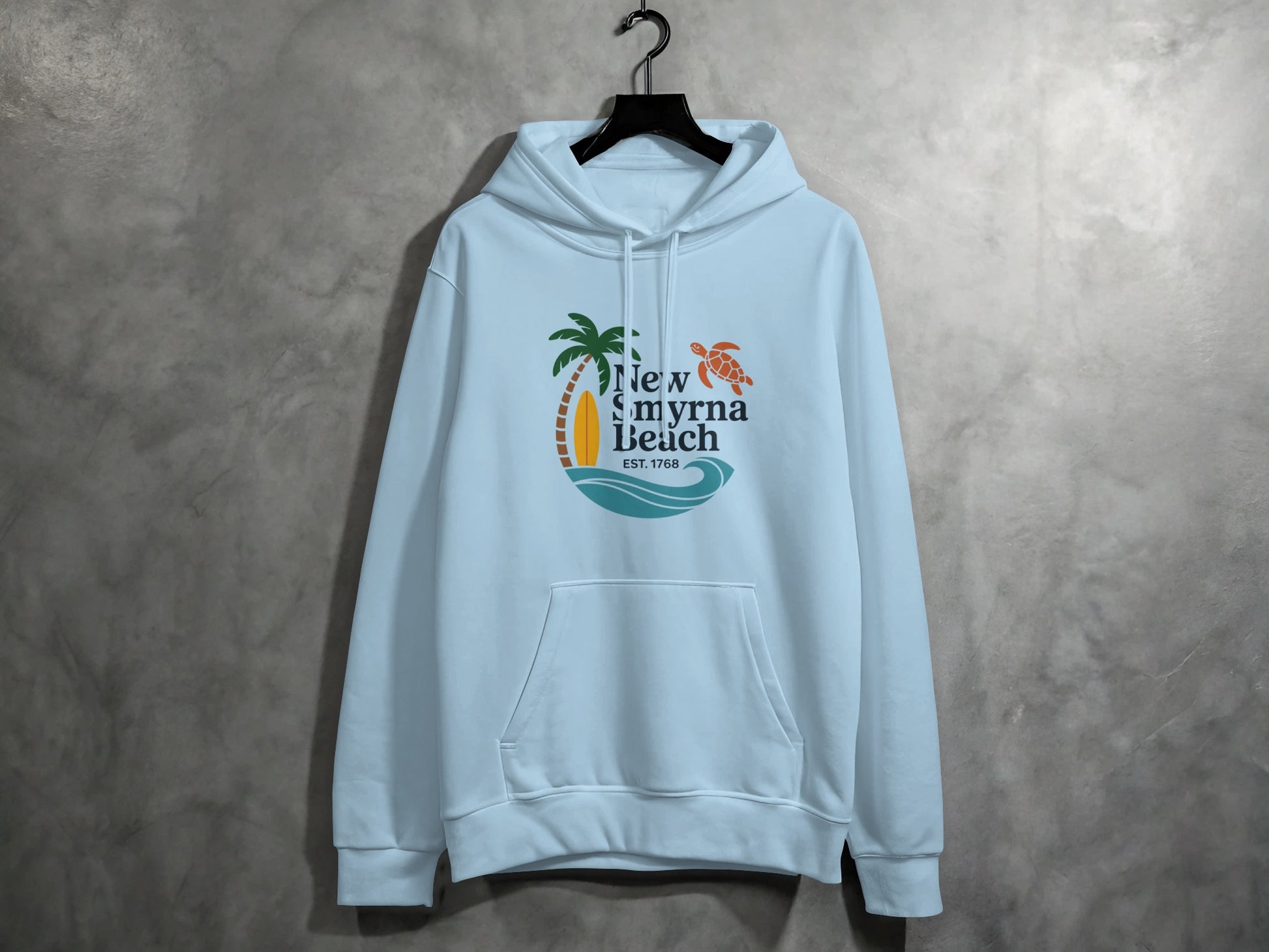 New Smyrna Beach Turtle Graphic Hoodie product