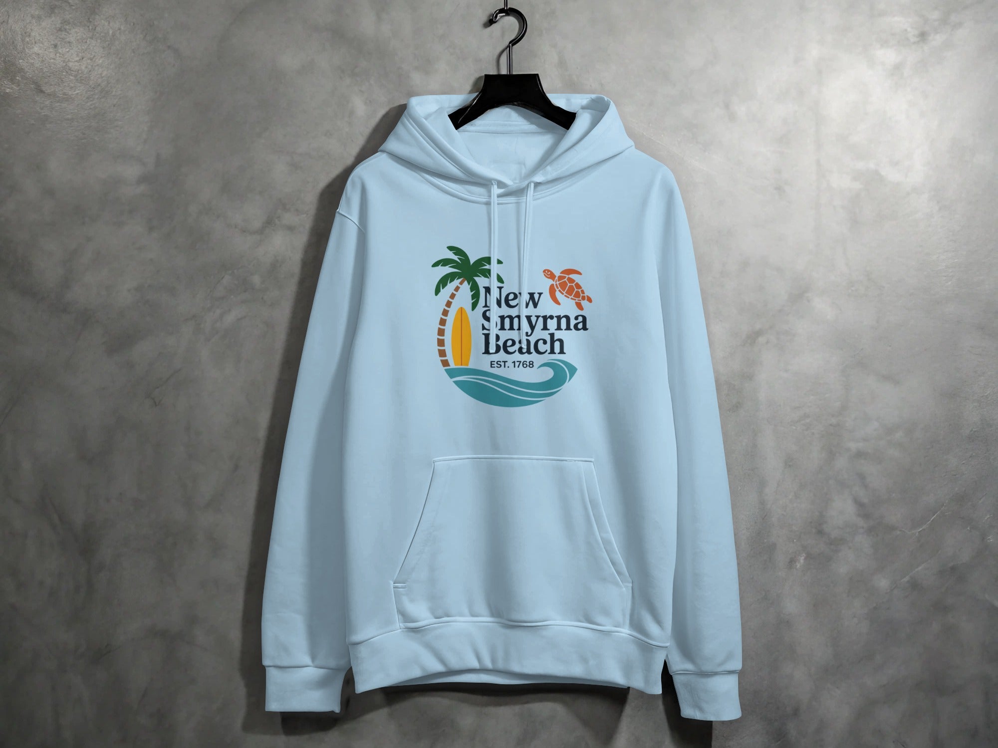 New Smyrna Beach Turtle Graphic Hoodie product