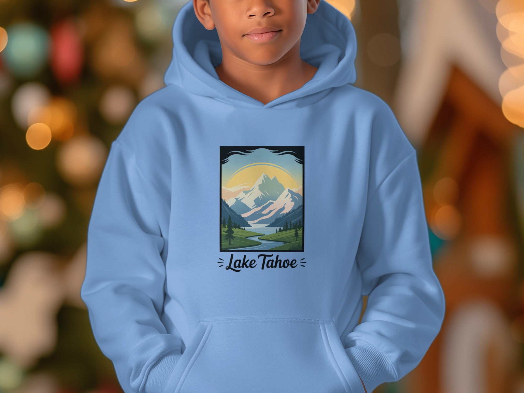 Scenic Lake Tahoe Youth Hoodie