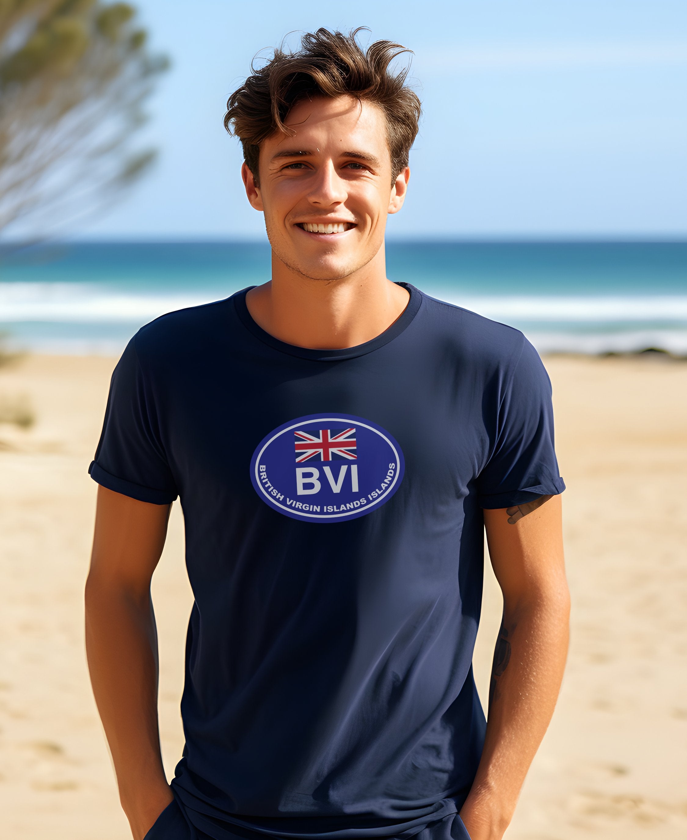 BVI Mens T-Shirt – Perfect for BVI Spring Regatta & Sailing Festival