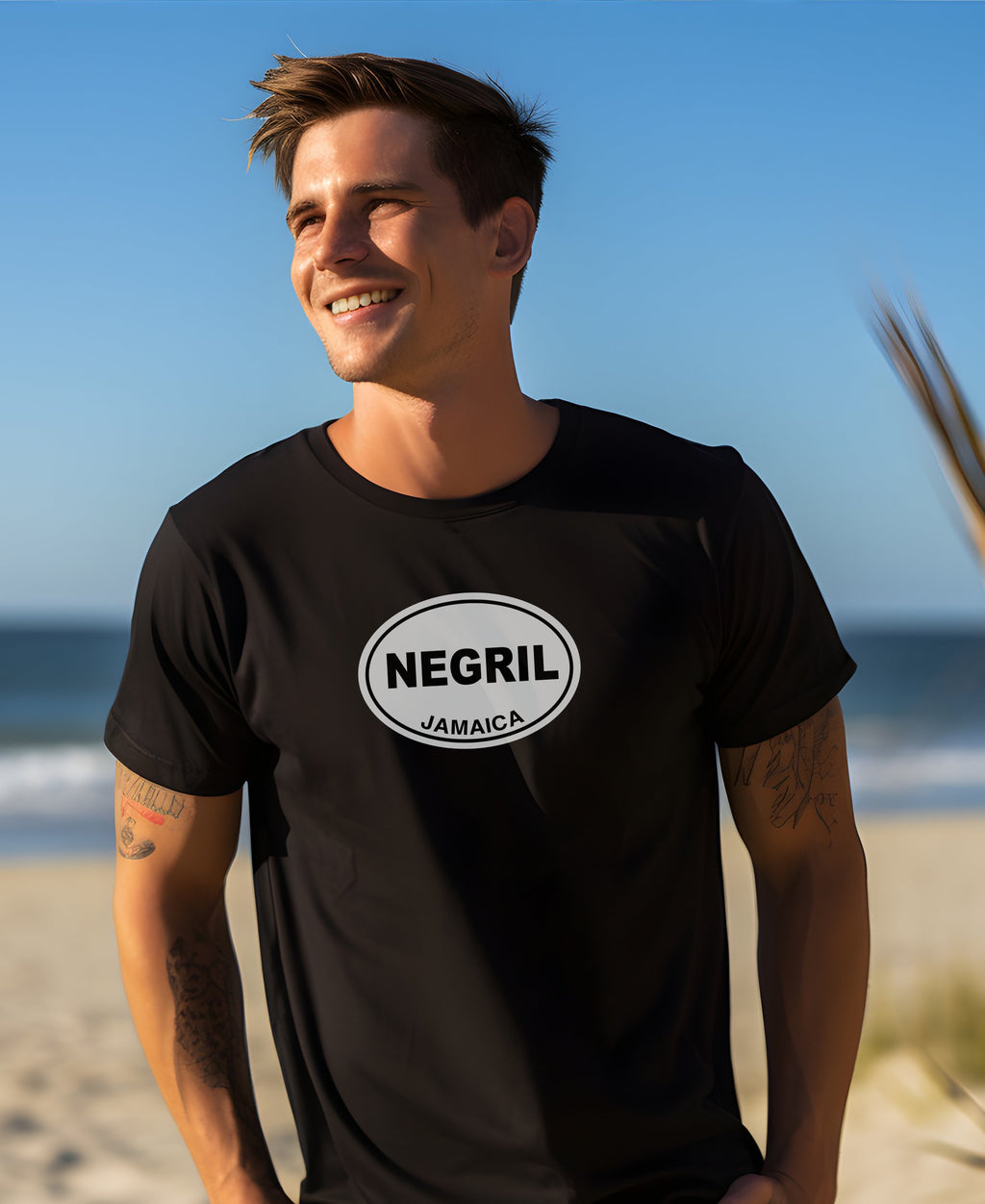 Negril Mens T-Shirt – Great for Negril’s Annual Bob Marley Birthday Bash
