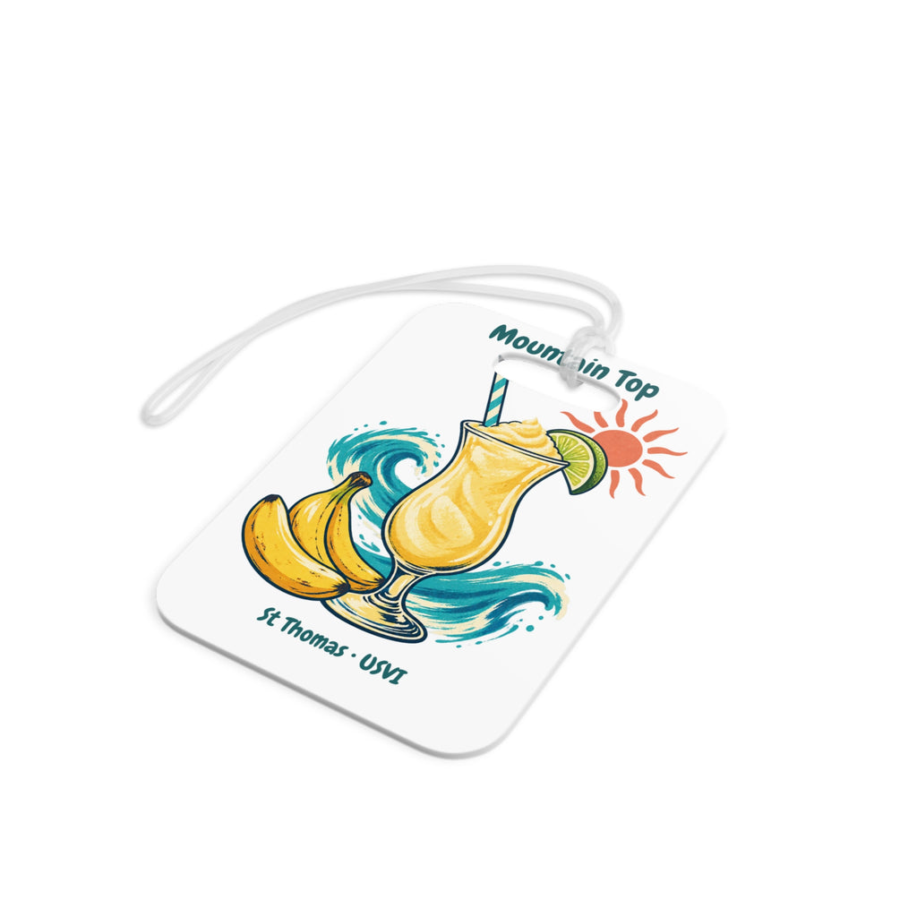Mountain Top St. Thomas USVI Double-Sided Luggage Tag