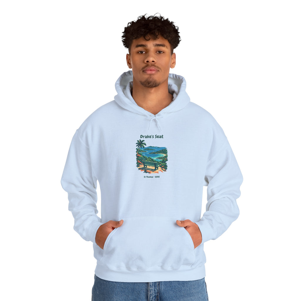 Drake's Seat St. Thomas USVI Gildan 18500 Hoodie