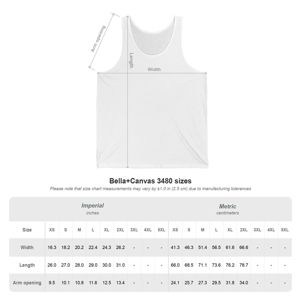 Maho Beach Air Lounge Sint Maarten Bella+Canvas 3480 Tank Top featuring the Maho Beach destination artwork, supplier product mockup