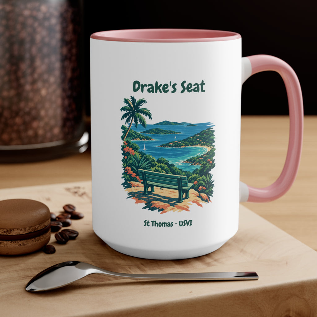 Drake's Seat St. Thomas USVI Accent Coffee Mug