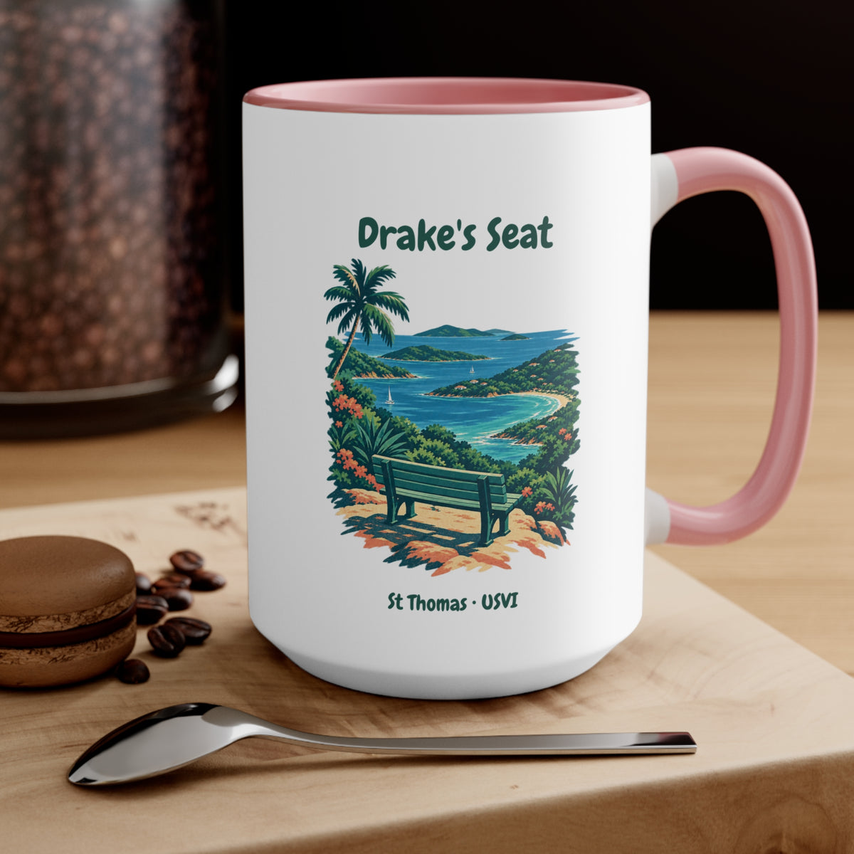 Drake's Seat St. Thomas USVI Accent Coffee Mug