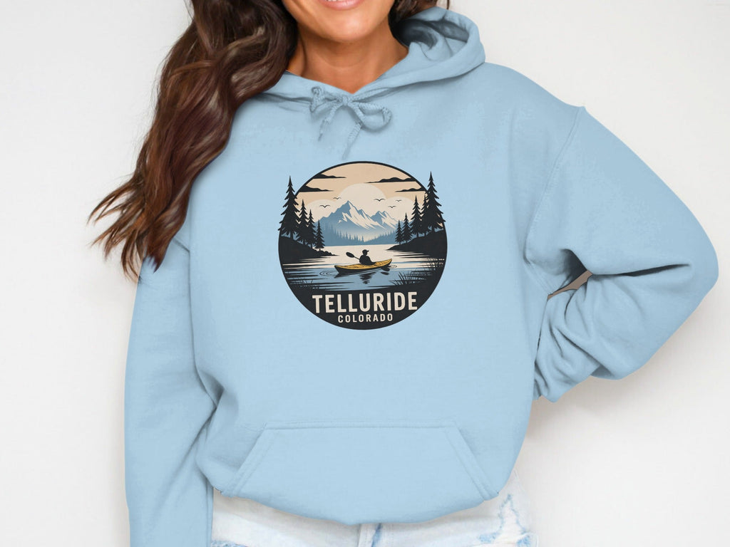 Telluride Womens Hoodies Kayak In Telluride Colorado Hoodie