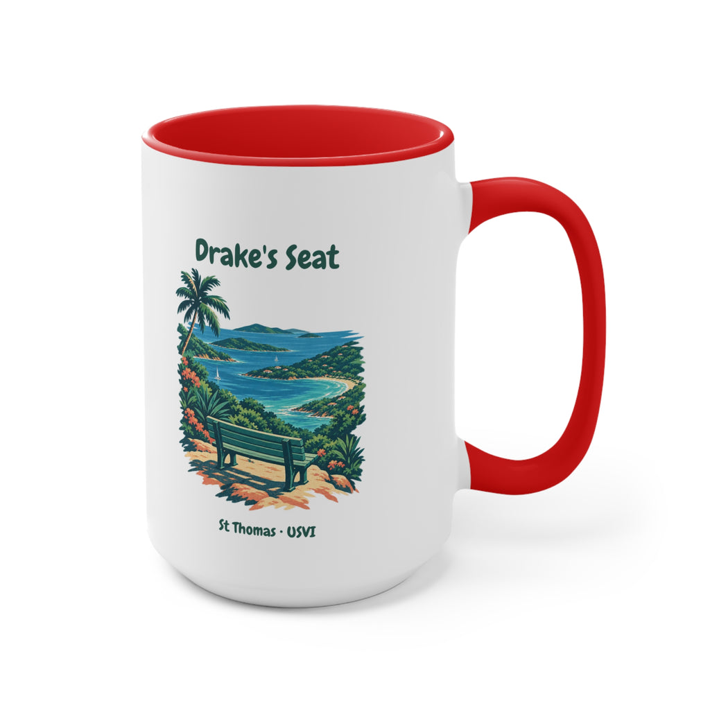 Drake's Seat St. Thomas USVI Accent Coffee Mug