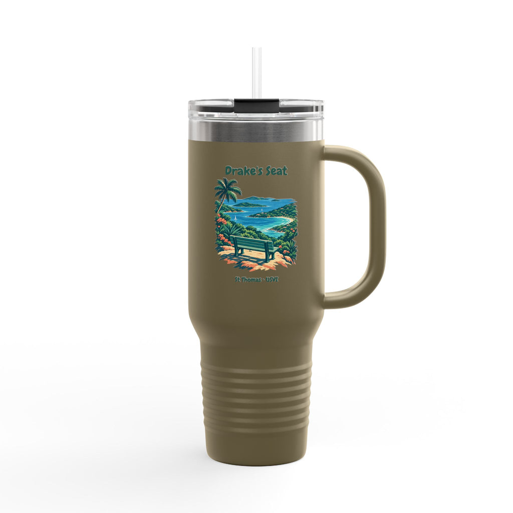 Drake's Seat St. Thomas USVI Polar Camel Insulated Travel Mug 40oz