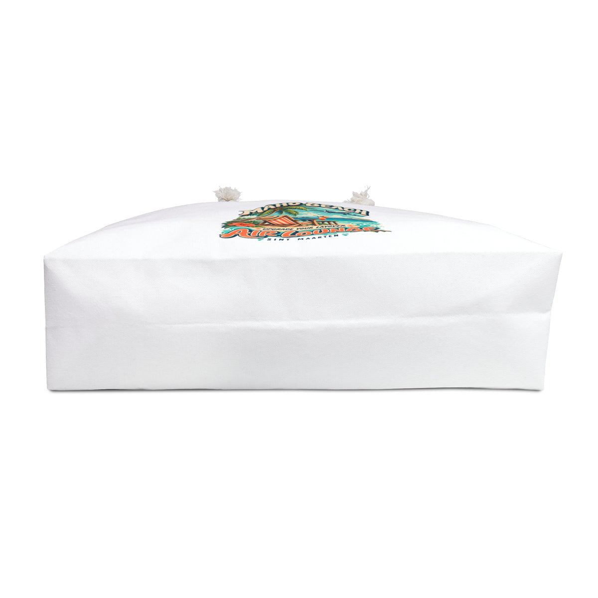 Maho Beach Air Lounge Sint Maarten Weekender Bag illustrated destination design, product mockup