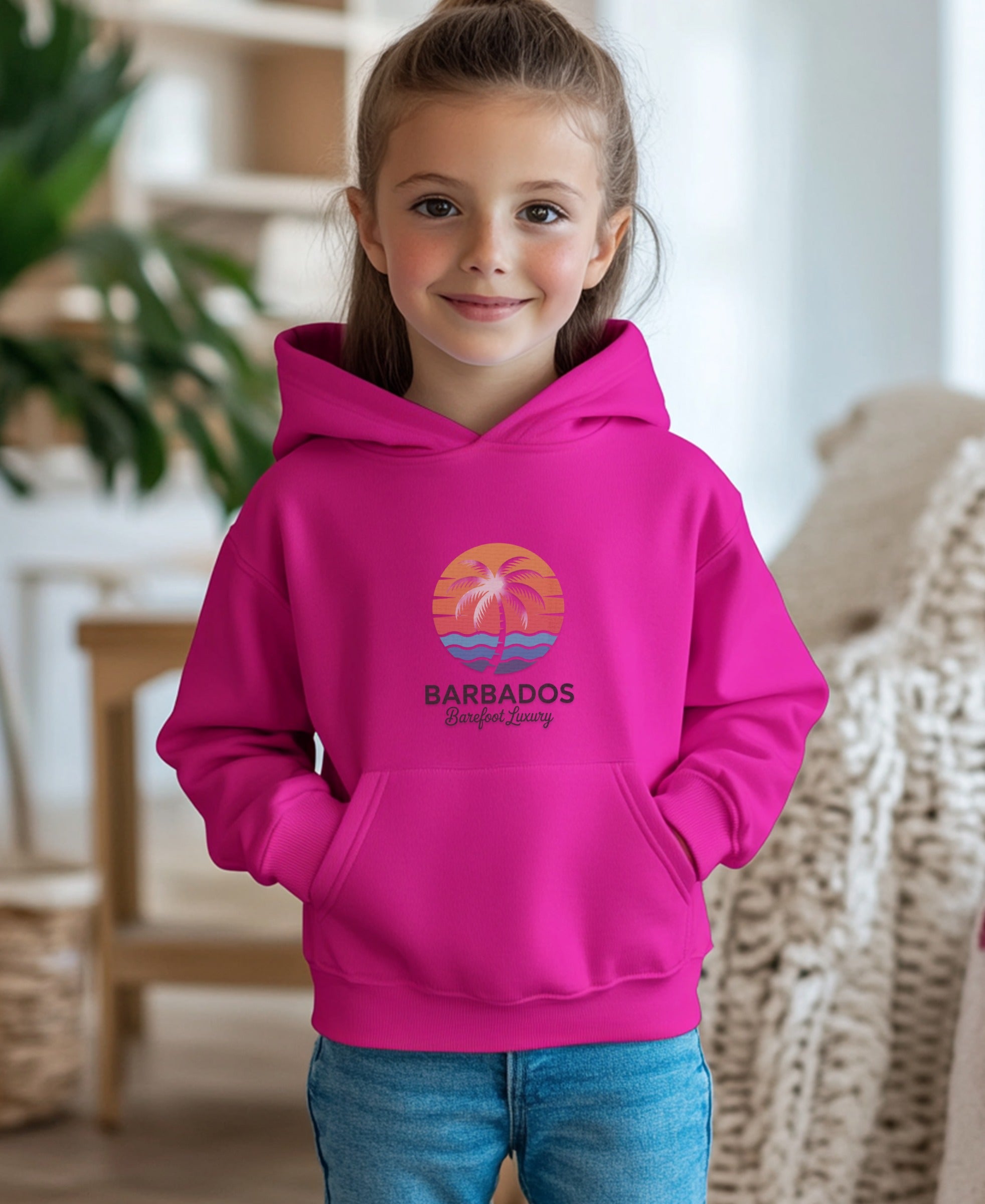 Barbados Banjooli Luxury Hot Pink Hoodie product
