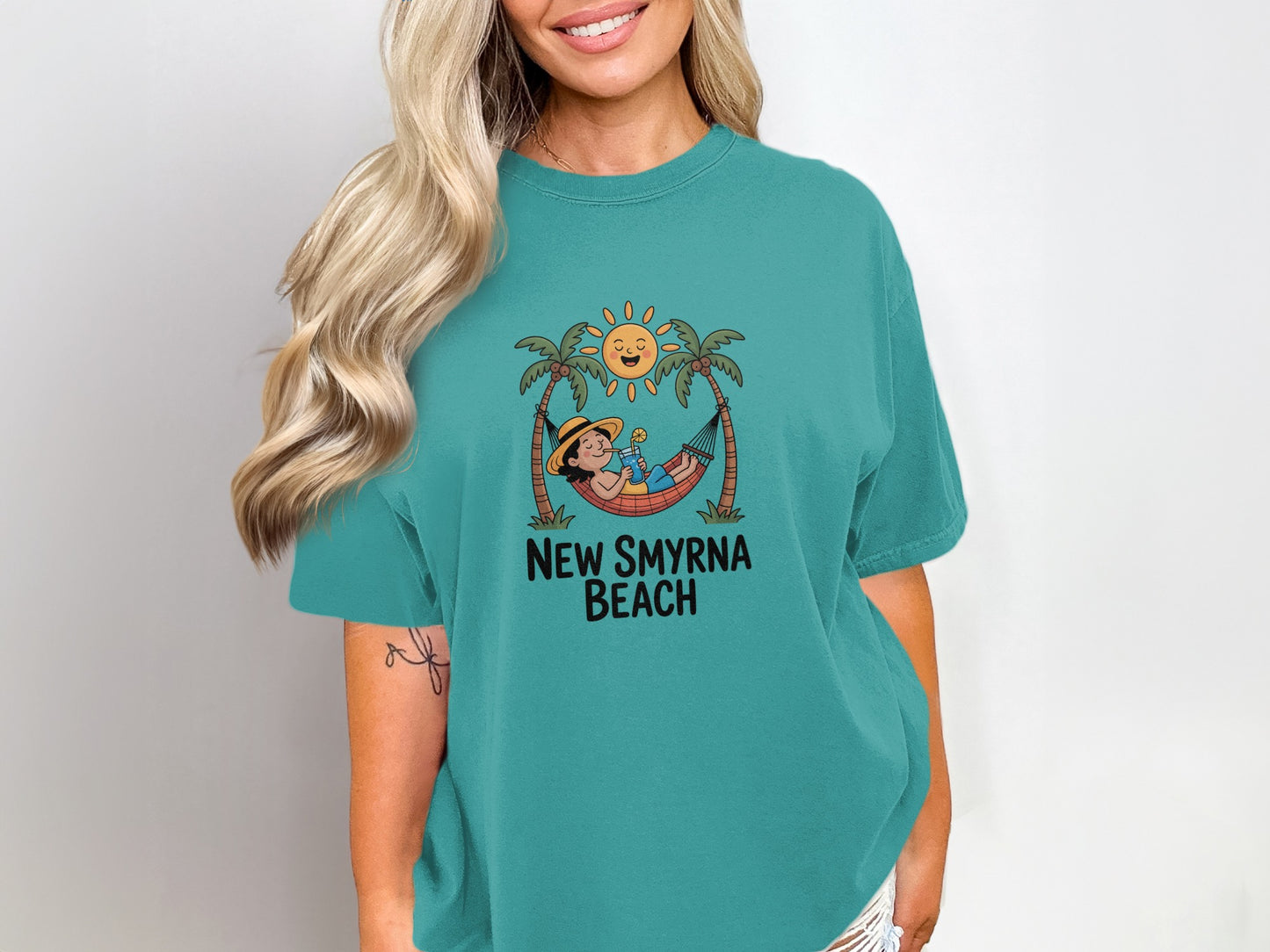 New Smyrna Beach Graphic Tee for Women product type