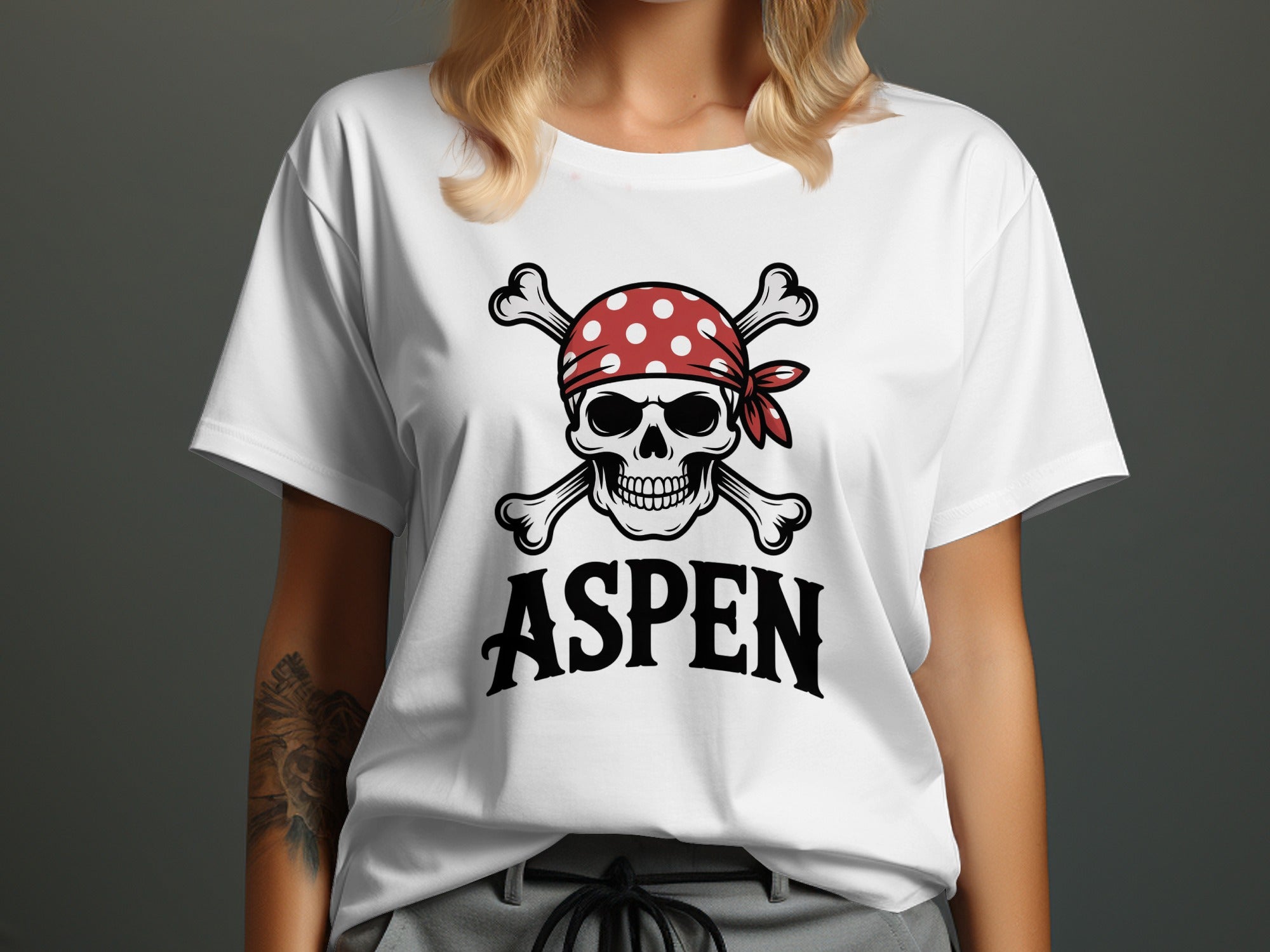 Aspen Skull and Crossbones Graphic Tee product