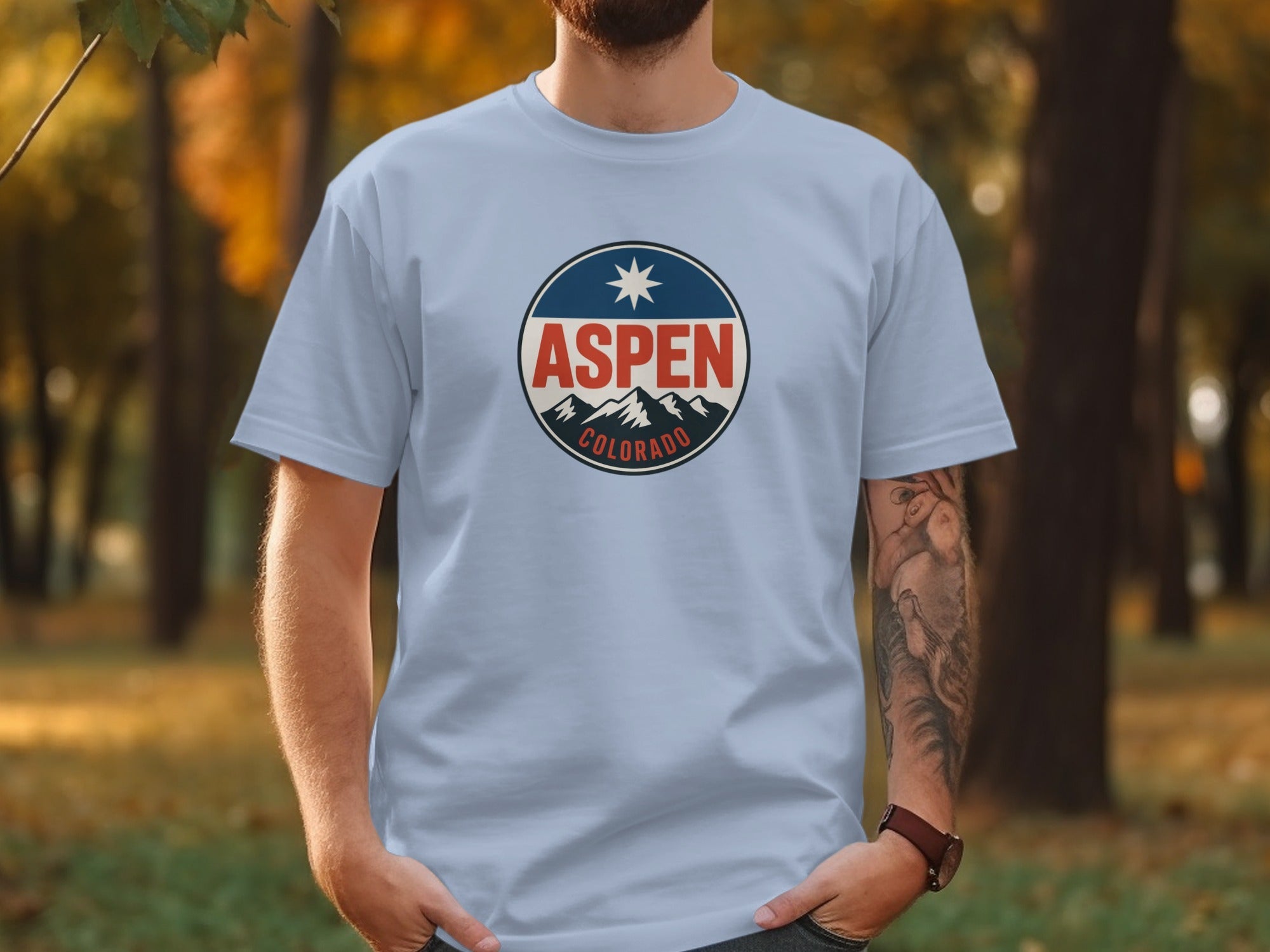 Aspen Colorado Mountain Adventure Graphic T-Shirts product