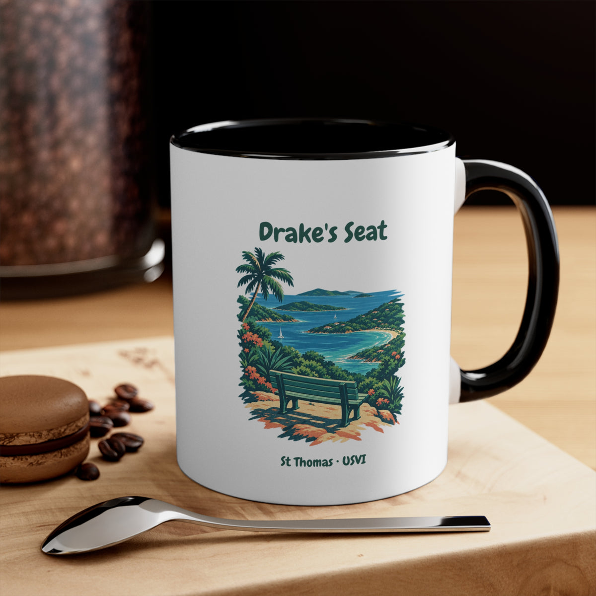 Drake's Seat St. Thomas USVI Accent Coffee Mug