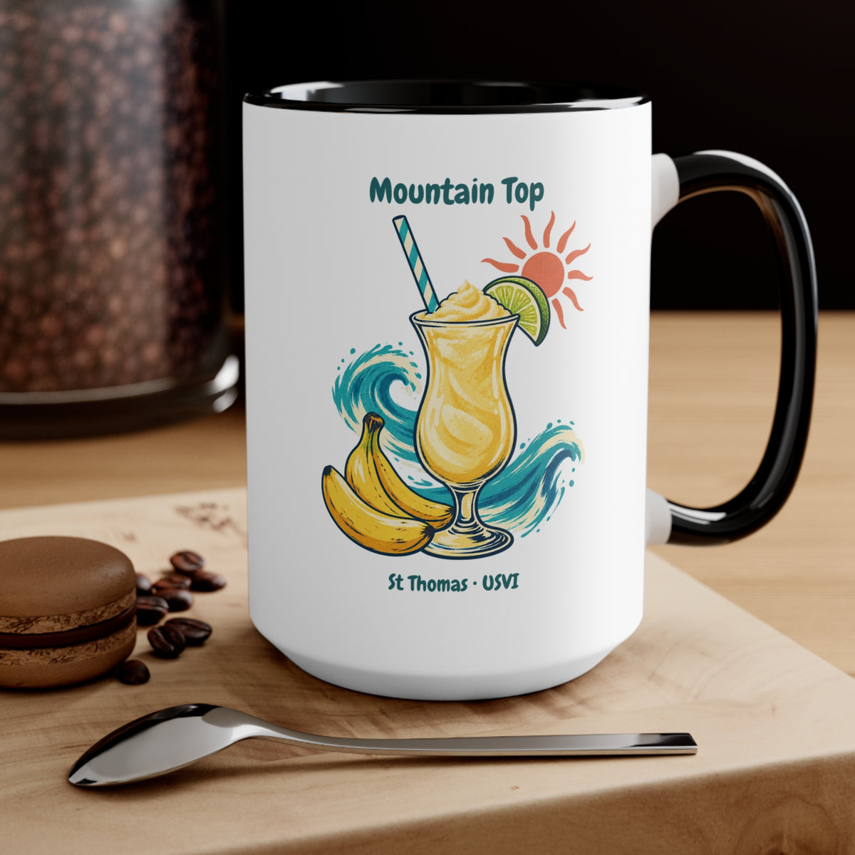 Mountain Top St. Thomas USVI Accent Coffee Mug