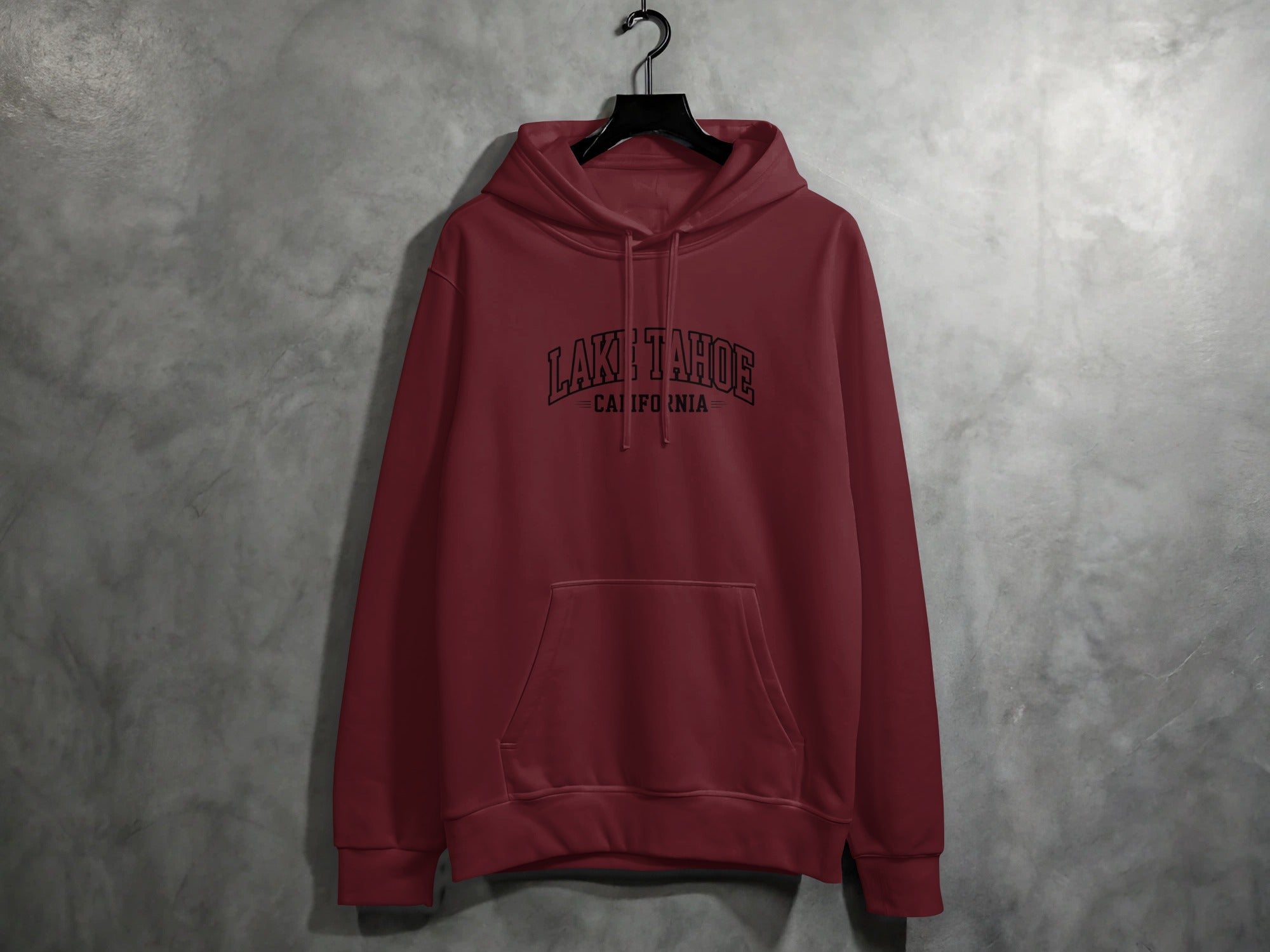 Lake Tahoe Mens Hoodies Lake Tahoe California Text Hoodie