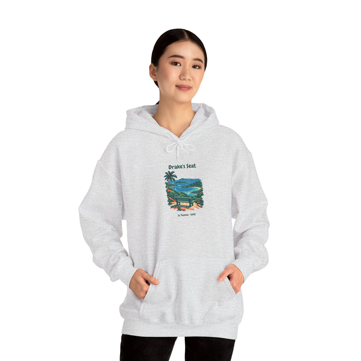 Drake's Seat St. Thomas USVI Gildan 18500 Hoodie