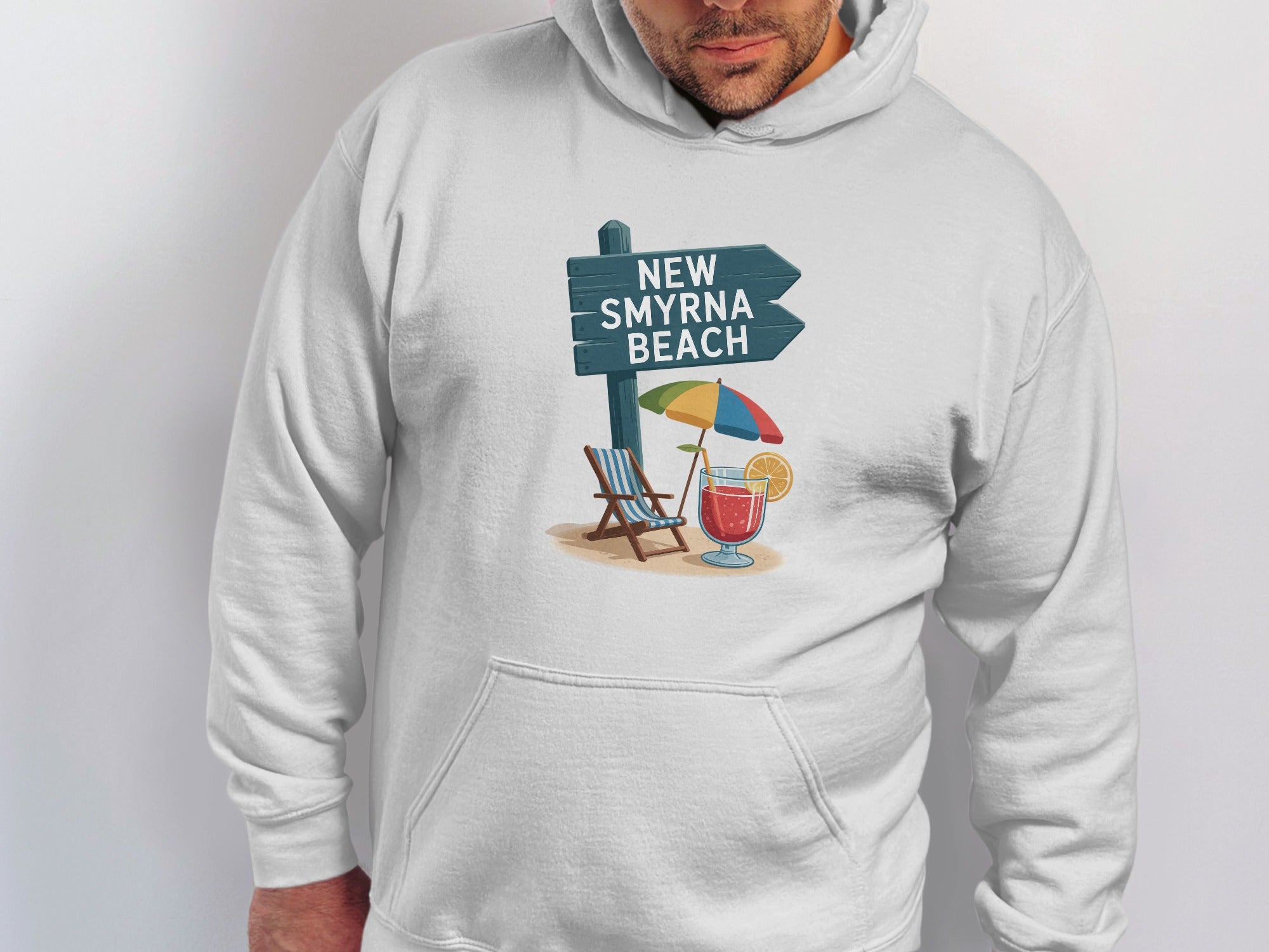 New Smyrna Beach Vacation Graphic Hoodie product
