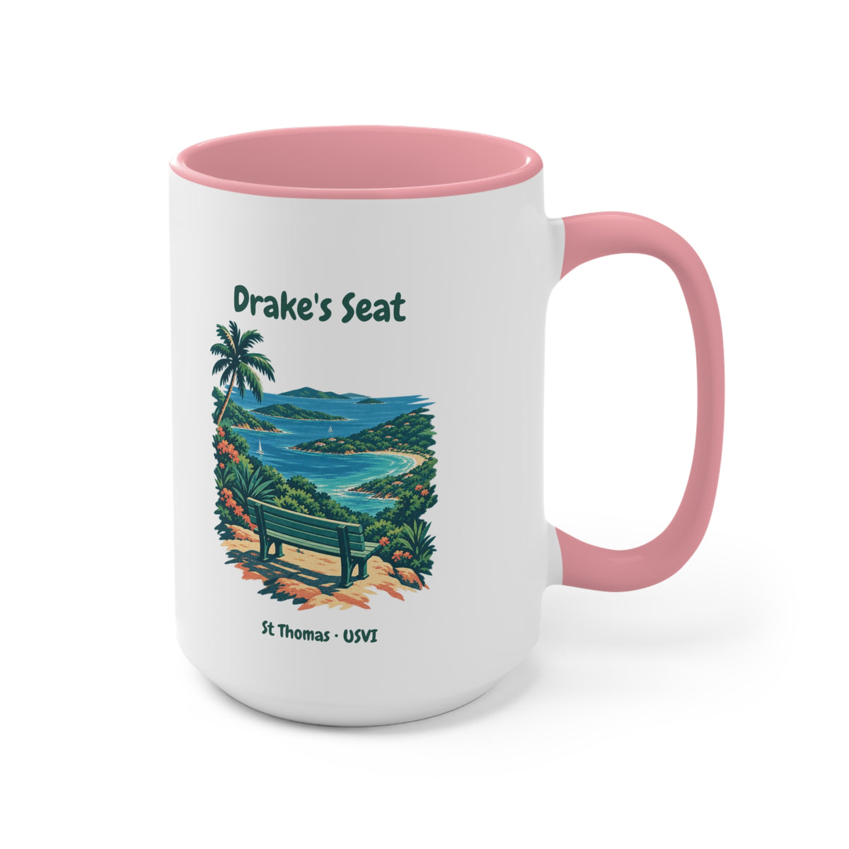 Drake's Seat St. Thomas USVI Accent Coffee Mug