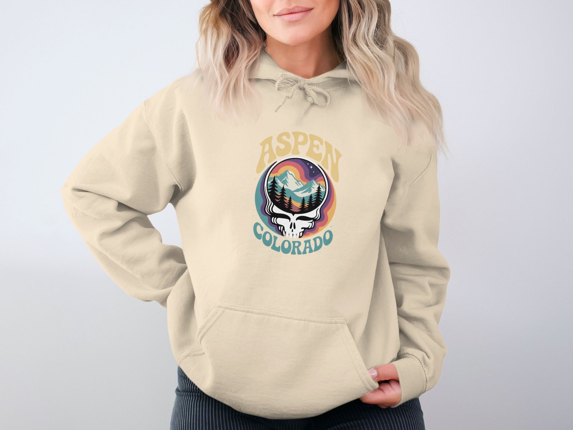 Aspen Colorado Graphic Print Hoodies product