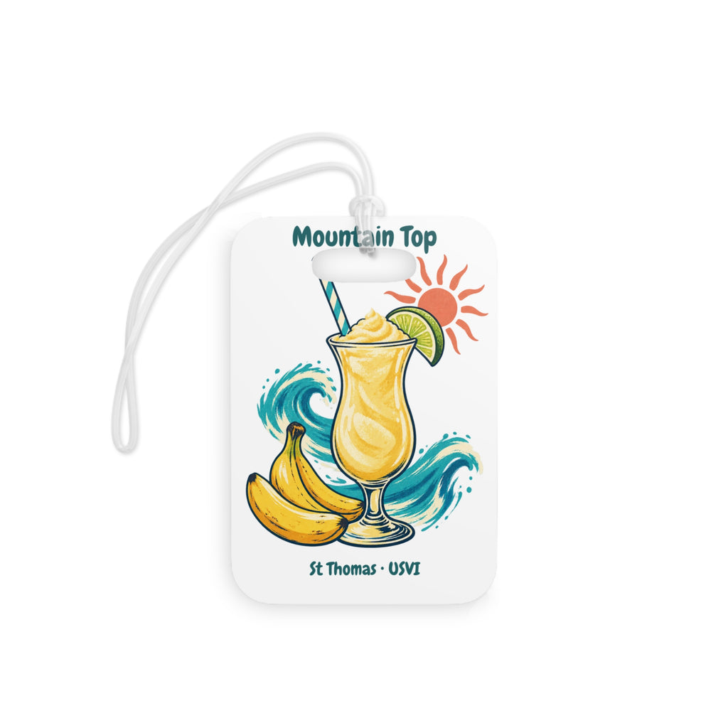 Mountain Top St. Thomas USVI Double-Sided Luggage Tag