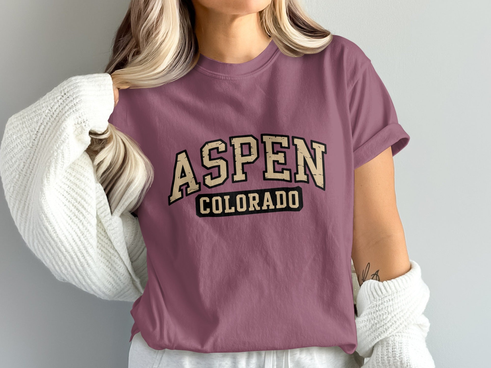Aspen Colorado Graphic Womens T-Shirt product