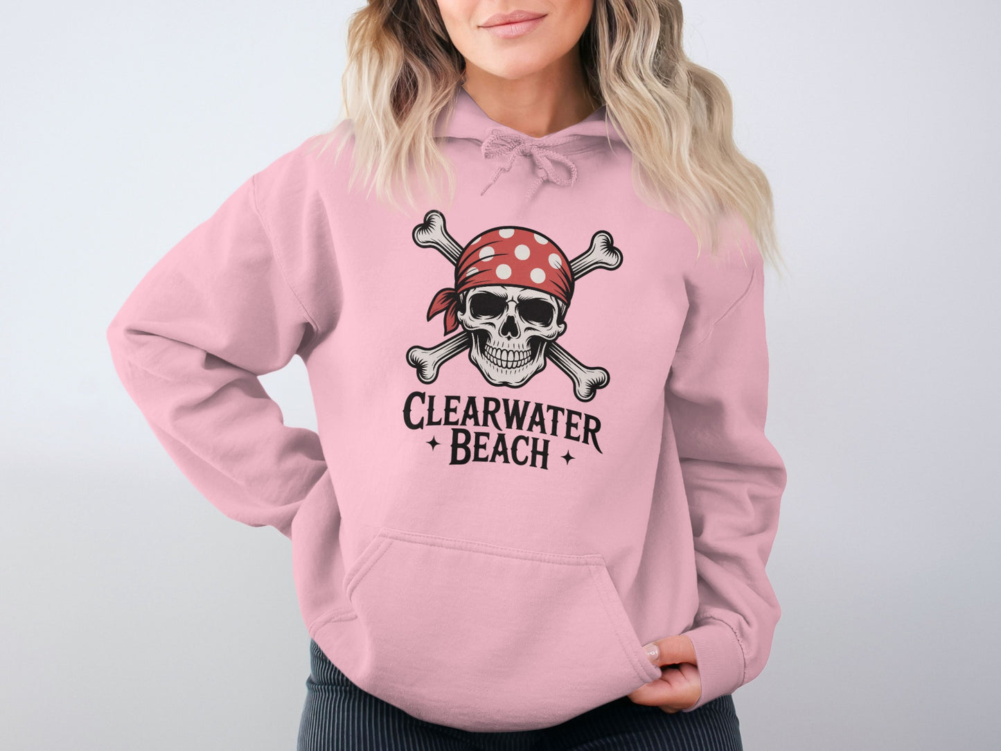 Skull and Bones Clearwater Beach Graphic Hoodie product