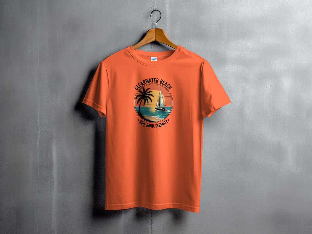Clearwater Beach Design T-Shirt Relax and Serenity product