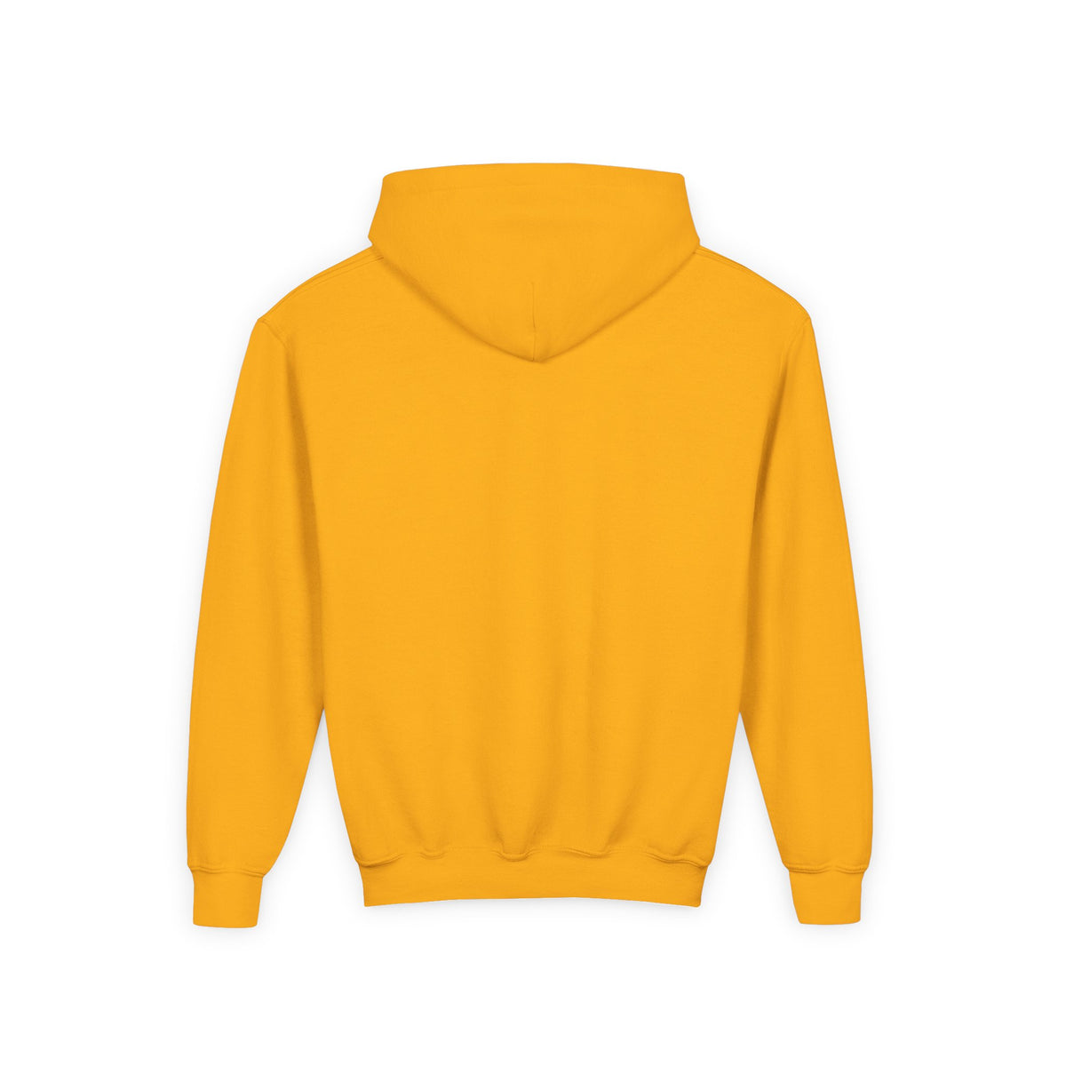 Maho Beach Landing Club Sint Maarten Gildan 18500B Youth Hoodie featuring the Maho Beach destination artwork, supplier product mockup