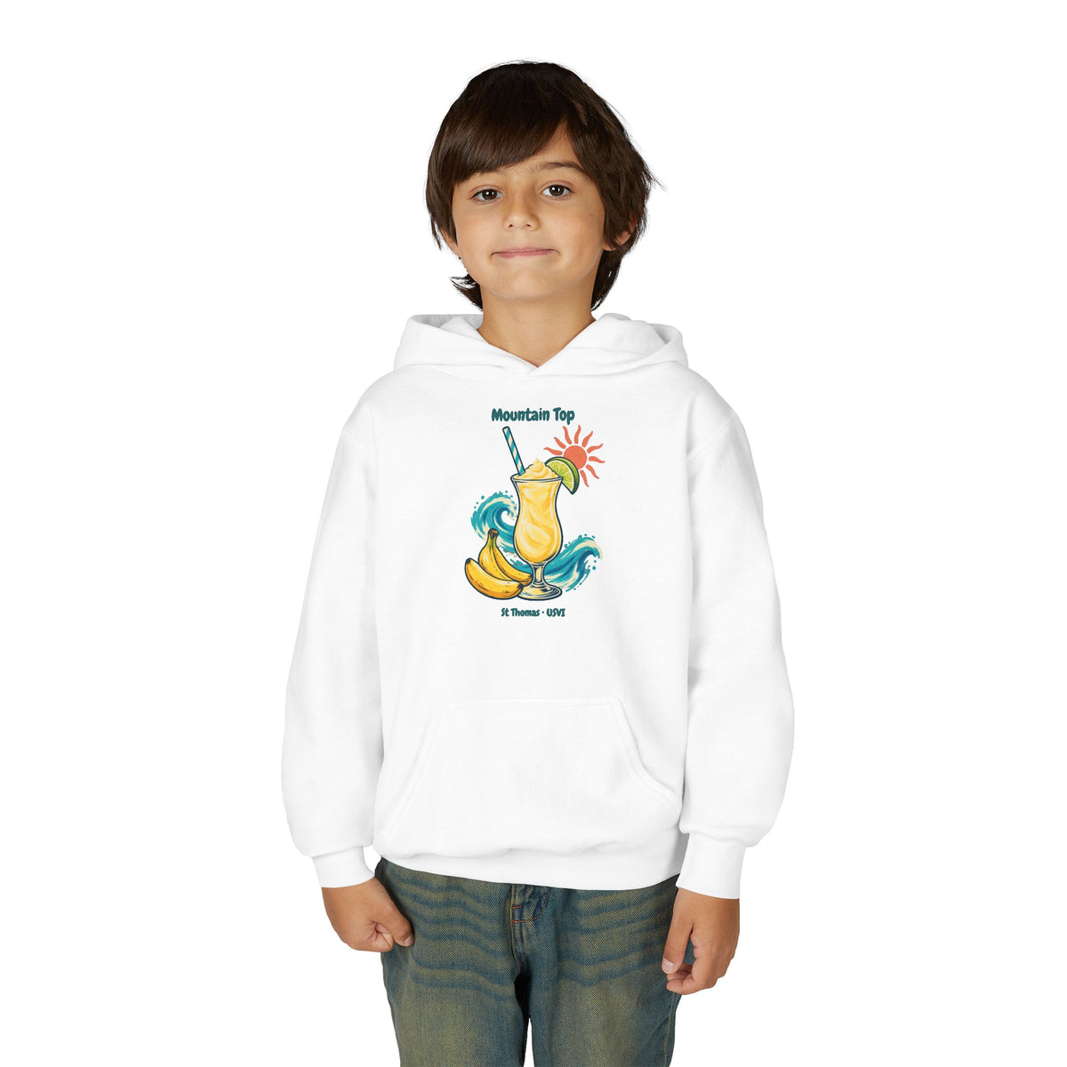 Mountain Top St. Thomas USVI Gildan 18500B Youth Hoodie