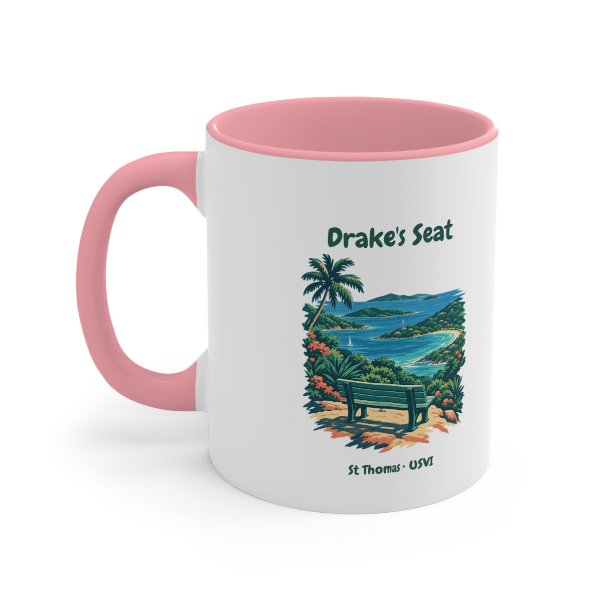 Drake's Seat St. Thomas USVI Accent Coffee Mug
