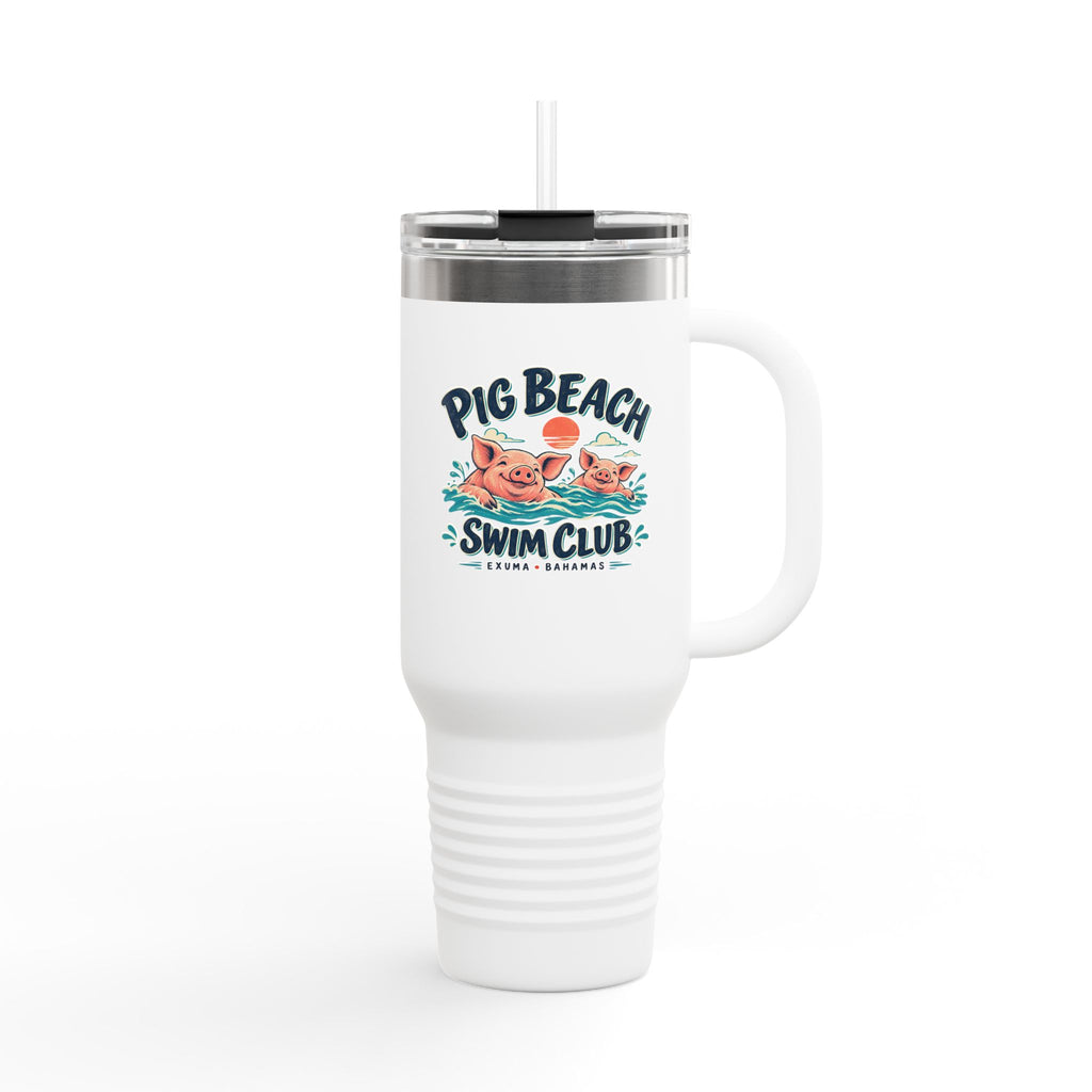 Pig Beach Swim Club Exuma Bahamas Polar Camel 40 oz Travel Mug, supplier product view 7