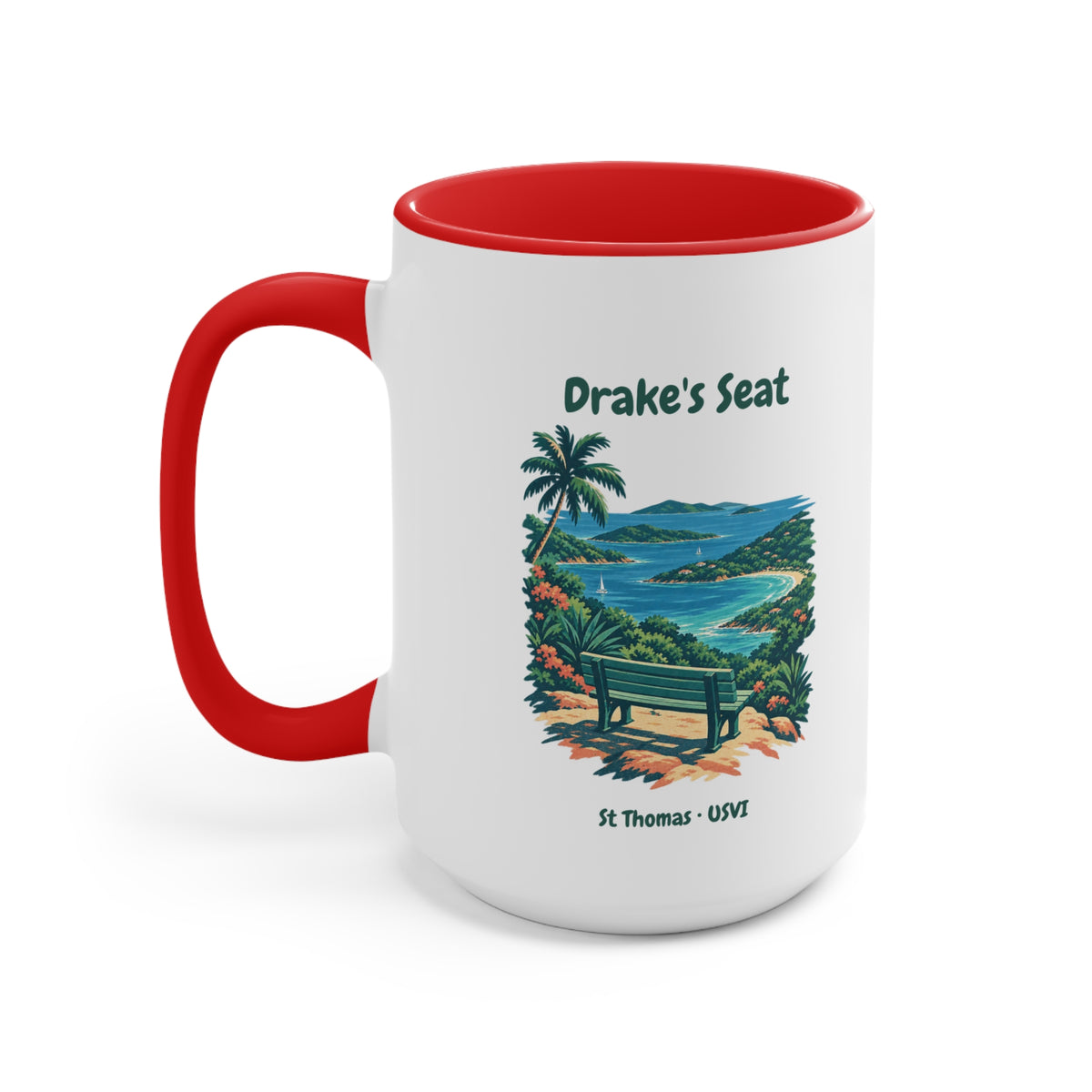 Drake's Seat St. Thomas USVI Accent Coffee Mug