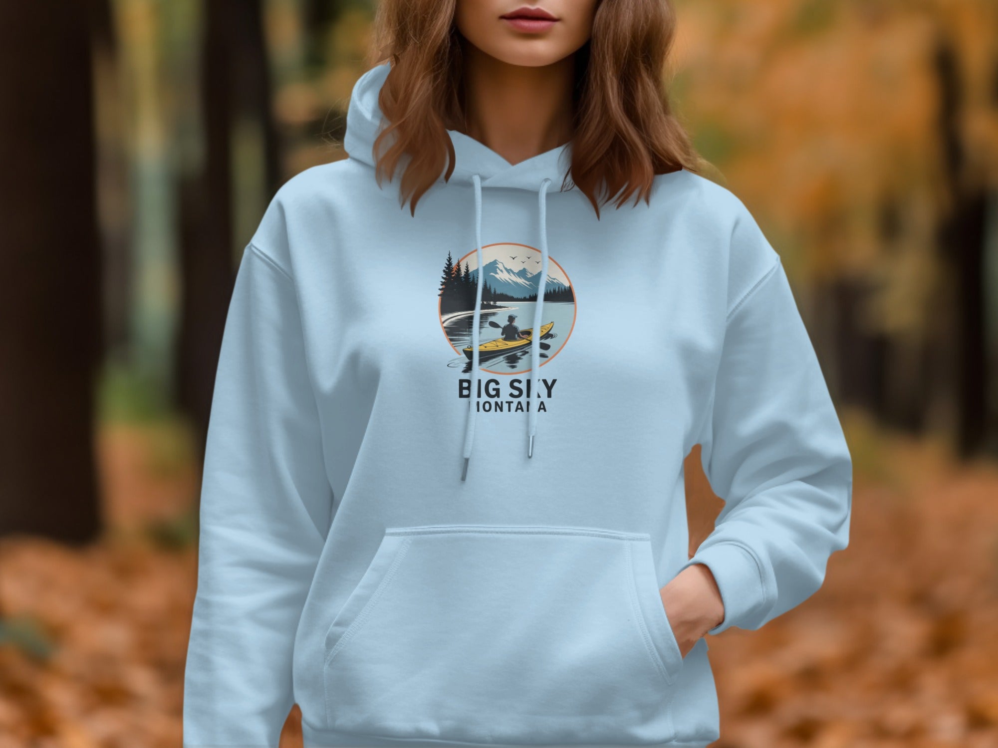 Big Sky Montana Hoodie with Scenic Print