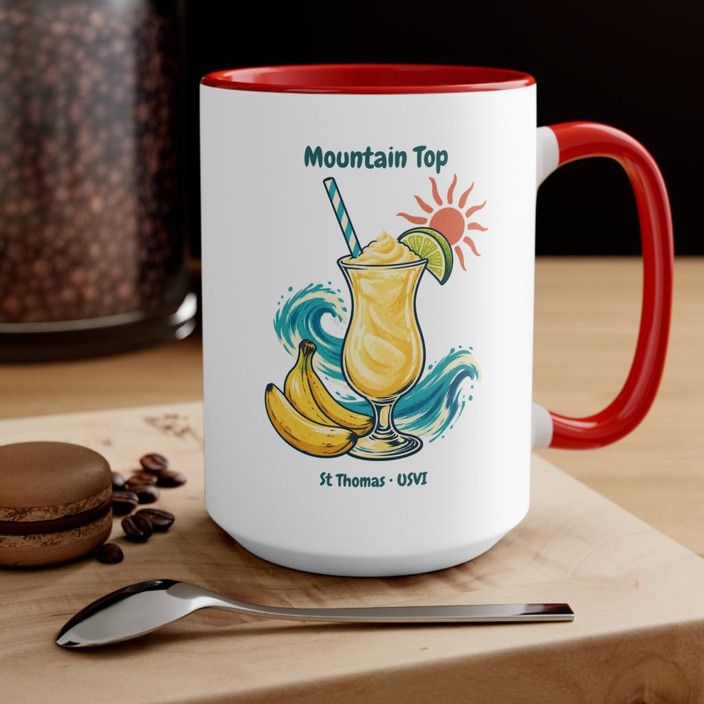 Mountain Top St. Thomas USVI Accent Coffee Mug