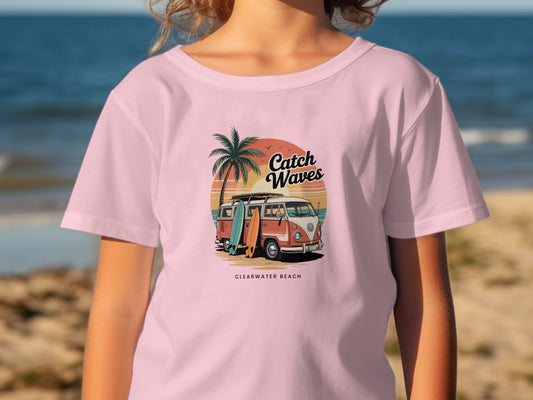 Catch Waves Clearwater Beach Graphic T-Shirt product