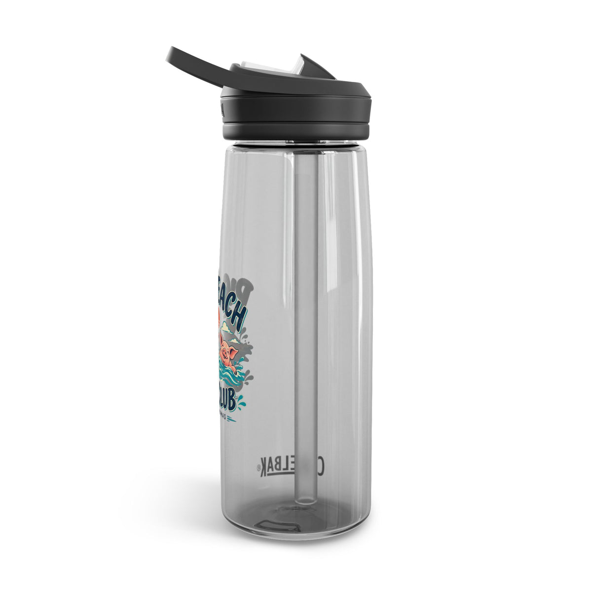 Pig Beach Swim Club Exuma Bahamas CamelBak Eddy 25 oz Water Bottle, supplier product view 4