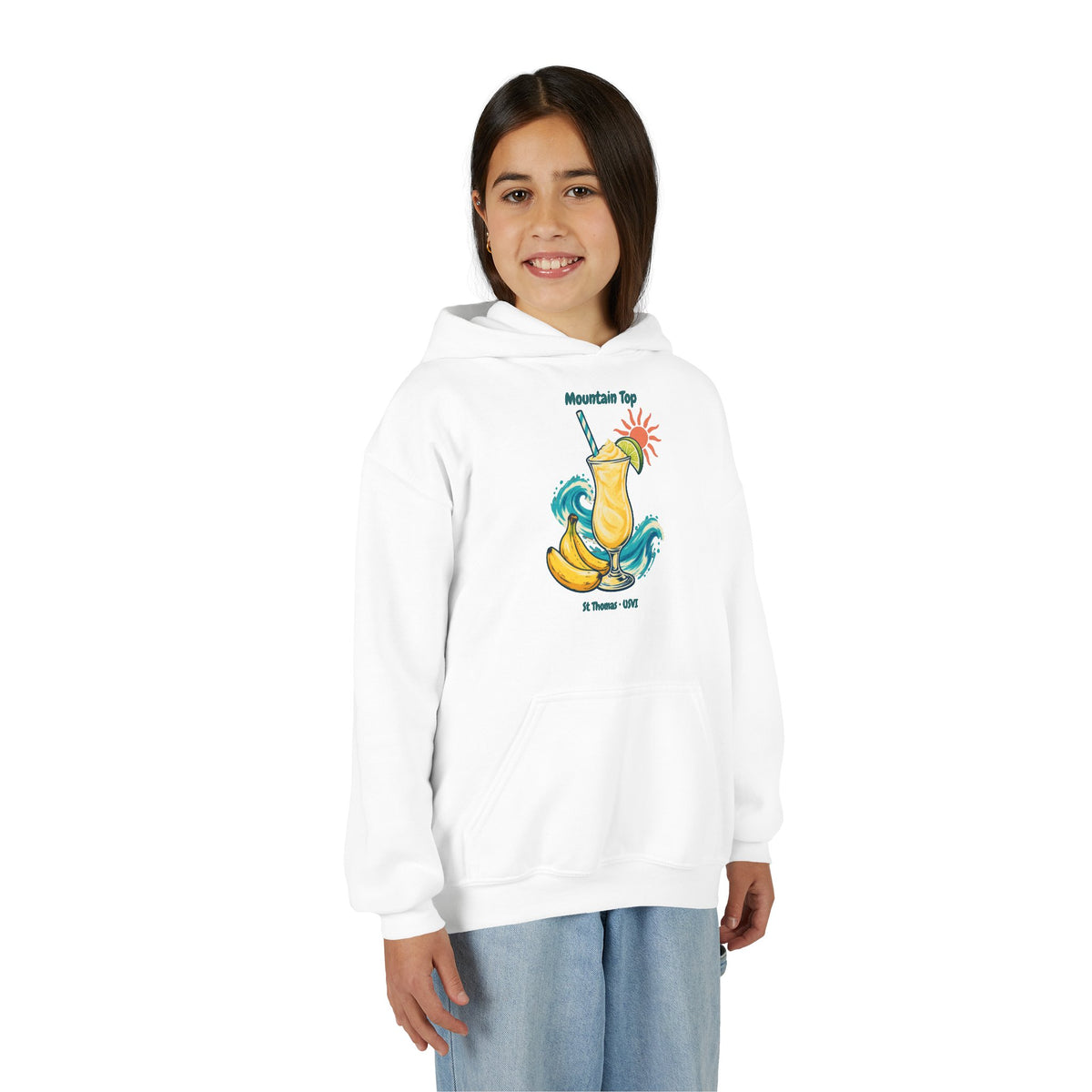 Mountain Top St. Thomas USVI Gildan 18500B Youth Hoodie