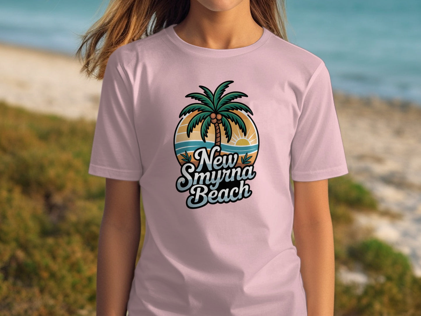 New Smyrna Beach Sunset Graphic T-Shirt product