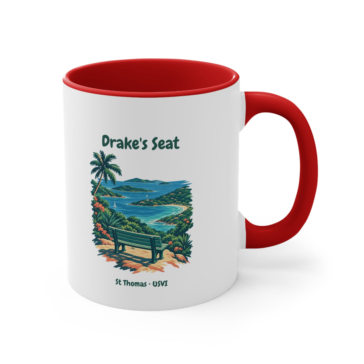 Drake's Seat St. Thomas USVI Accent Coffee Mug